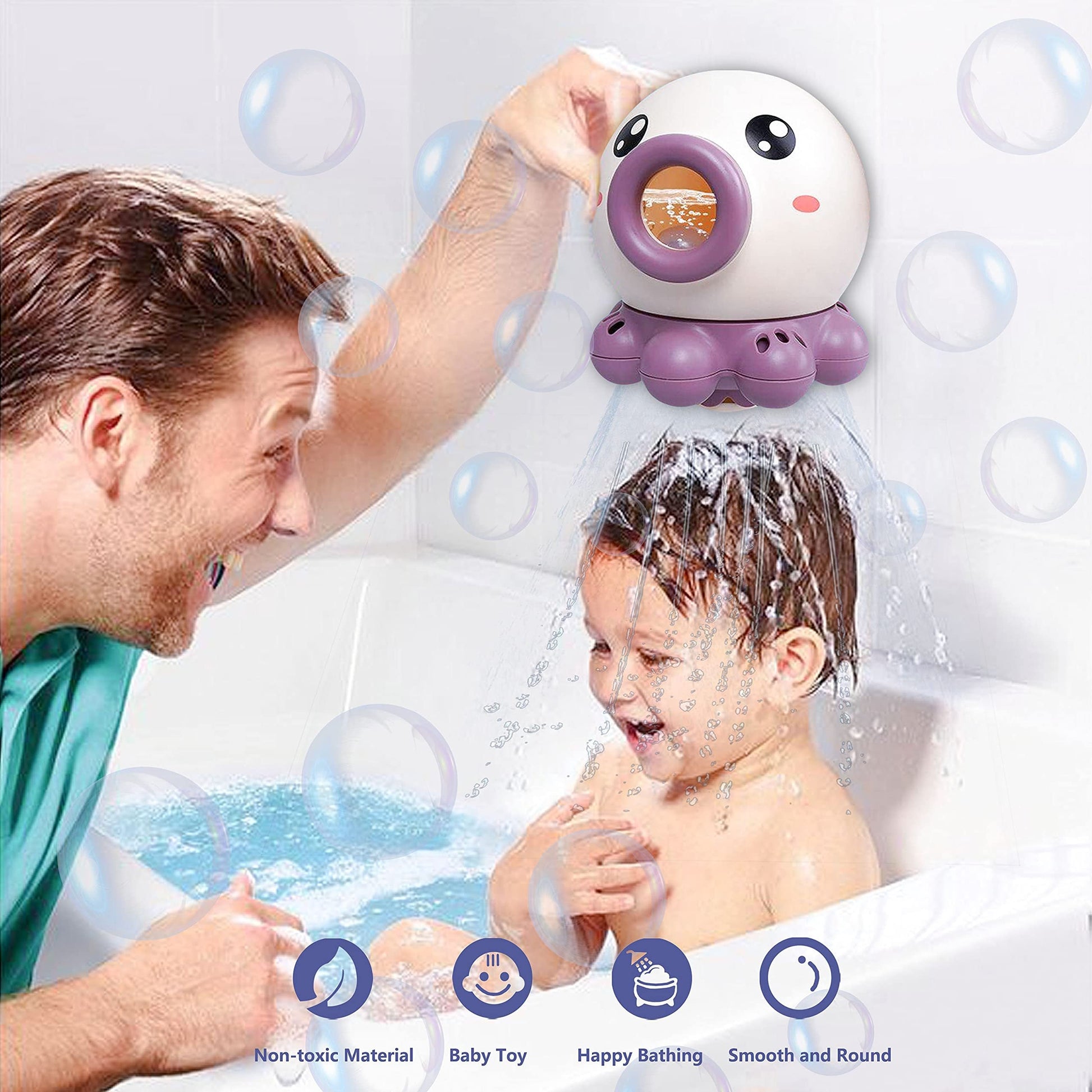Octopus Fountain Bath Toy Water Jet