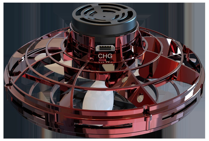 Mini Fingertip Gyro Toy Drone LED UFO Kids