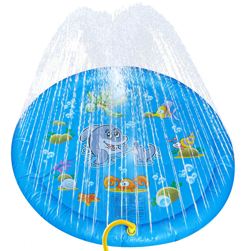 Non-Slip Splash Pad For Kids And Pet Dog Pool Summer Outdoor Water 