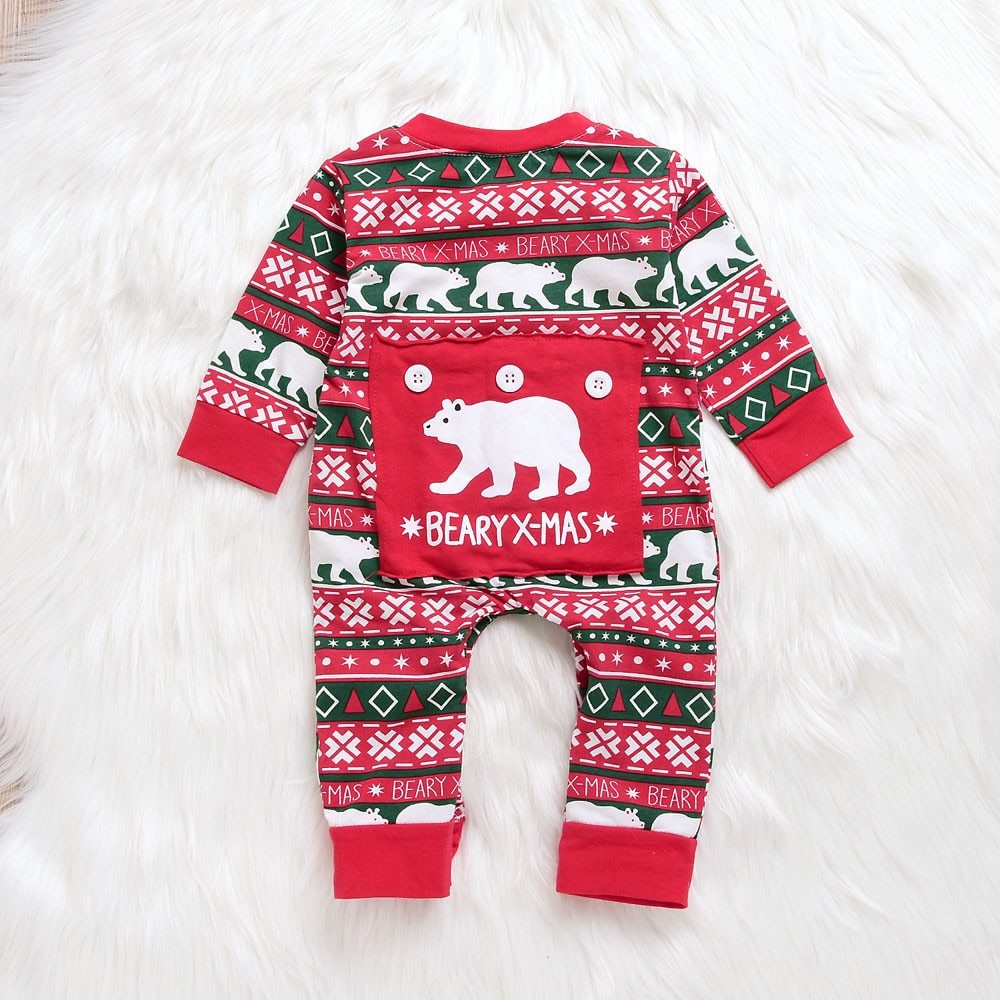 Infant Baby Boys Girls Christmas Santa XMAS