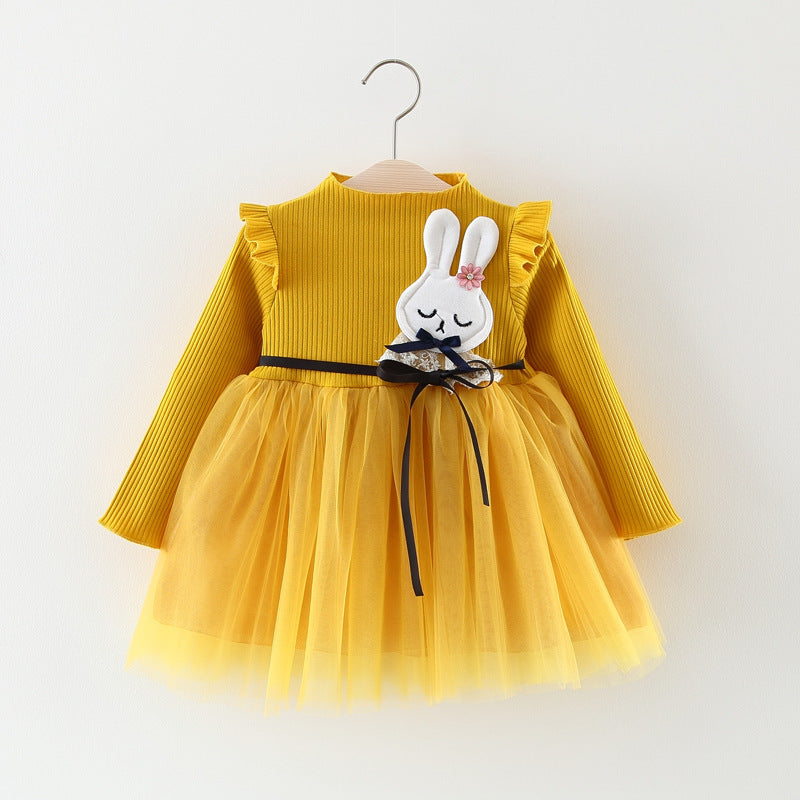 Autumn Girl Princess Dress Baby Girl Skirt Gauze Girl Children