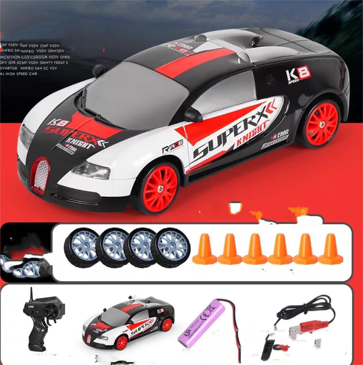 2.4G Drift Rc Car 4WD RC Drift Car Toy Remote Control