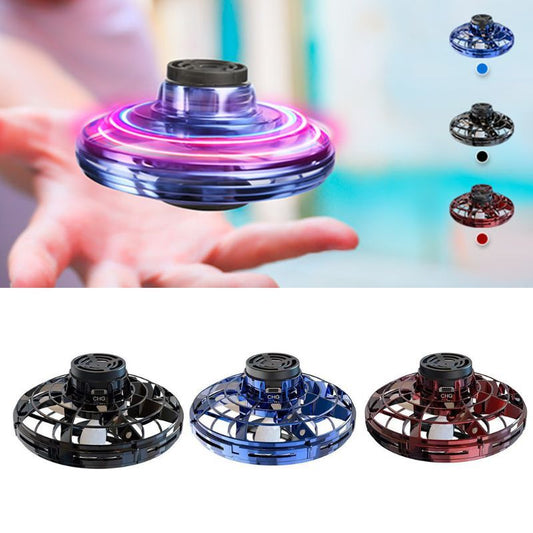 Mini Fingertip Gyro Toy Drone LED UFO Kids